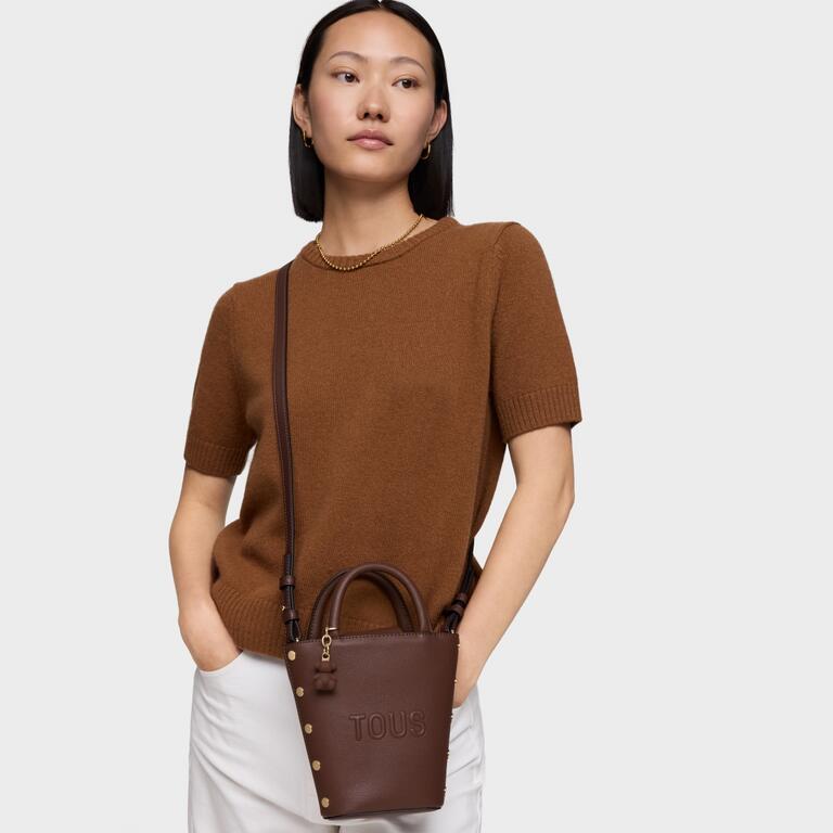 Mini bolso marrón TOUS Back to basics - Imagen 6