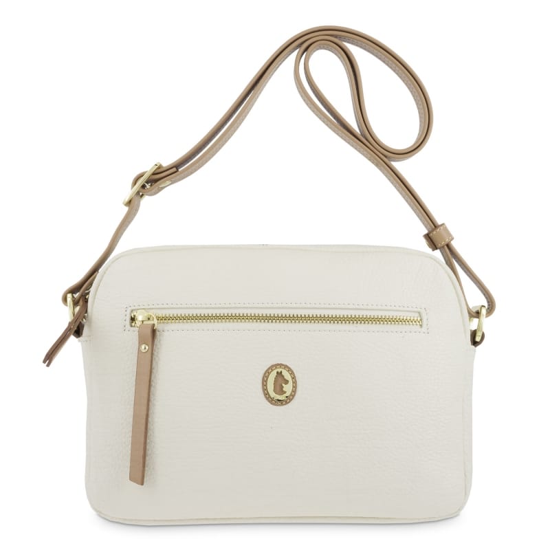 Bolso bandolera El Potro Oasis mujer en piel vacuno color ivory