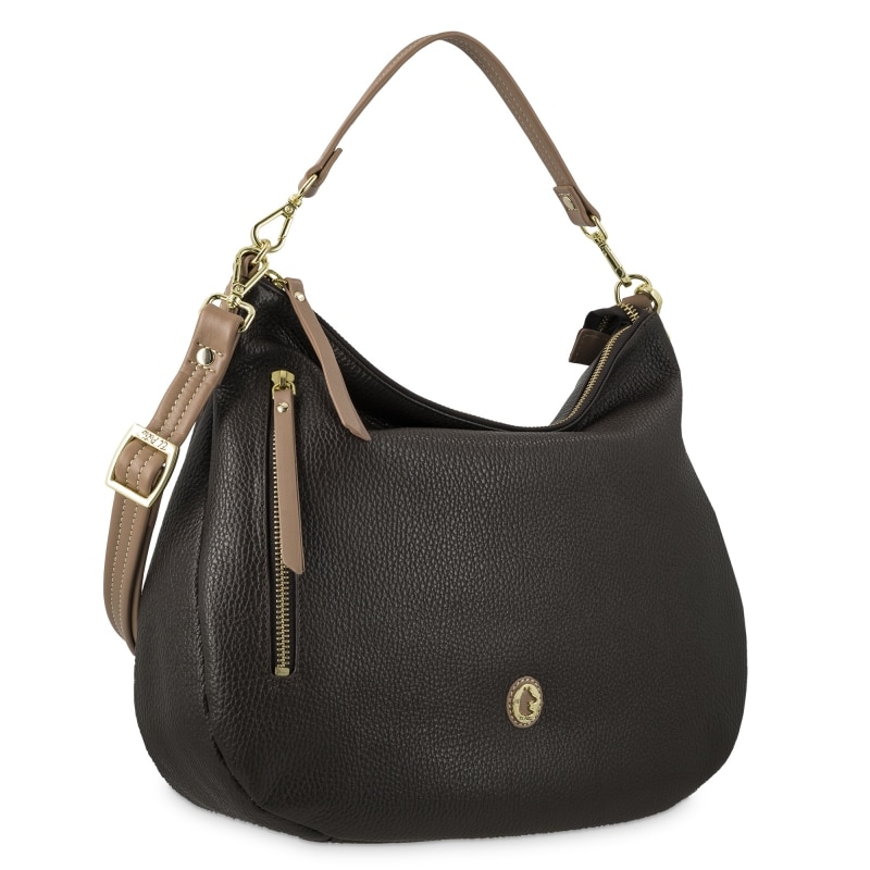 Bolso Hobo El Potro Oasis de mujer en piel vacuno color marrón