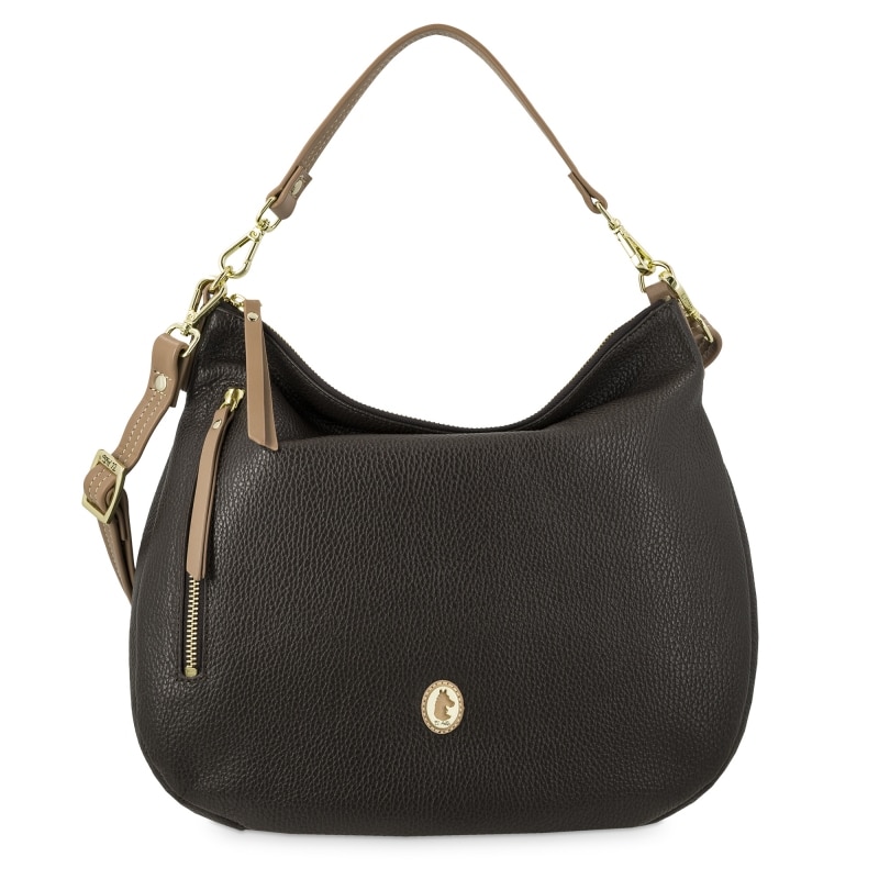 Bolso Hobo El Potro Oasis de mujer en piel vacuno color marrón