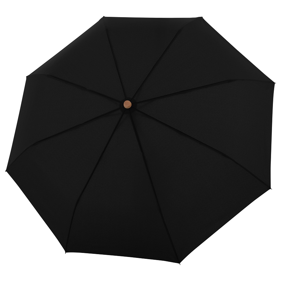 Paraguas sostenible Doppler plegable nature negro